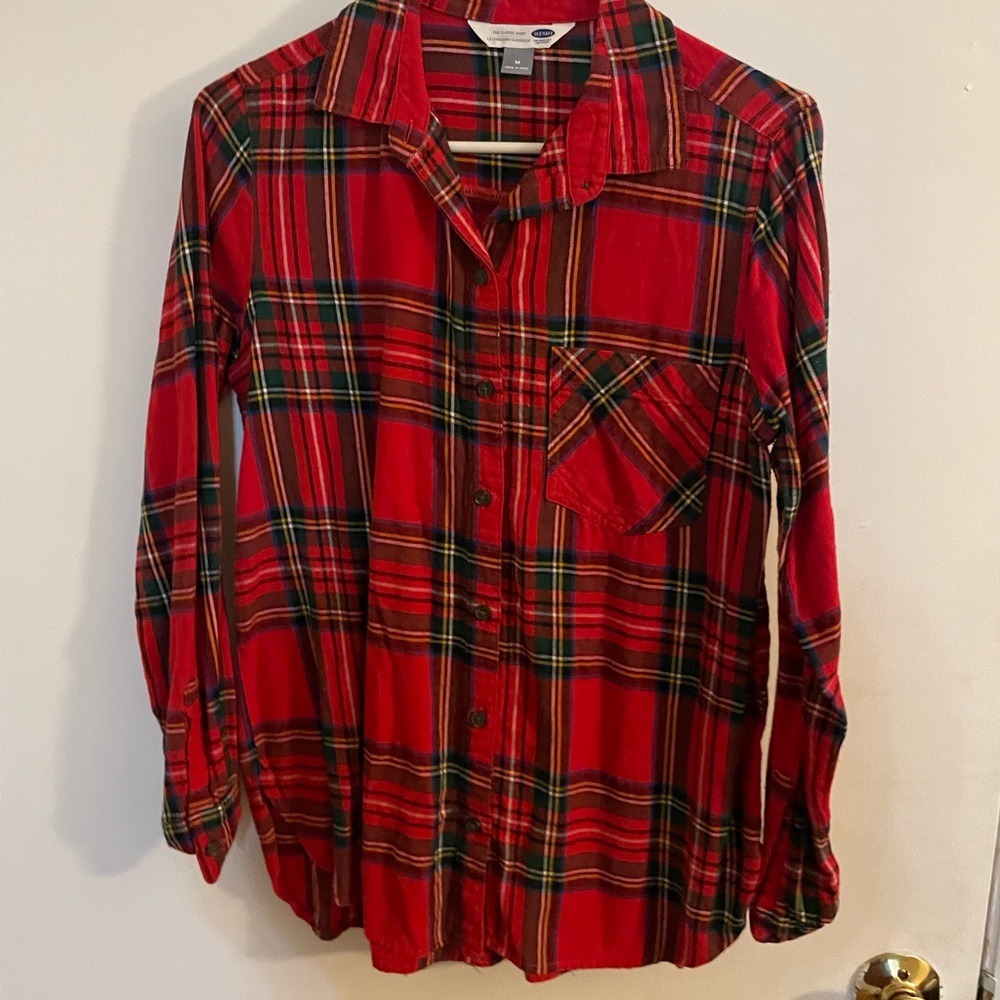 Old Navy Classic Fit Flannel Button Down